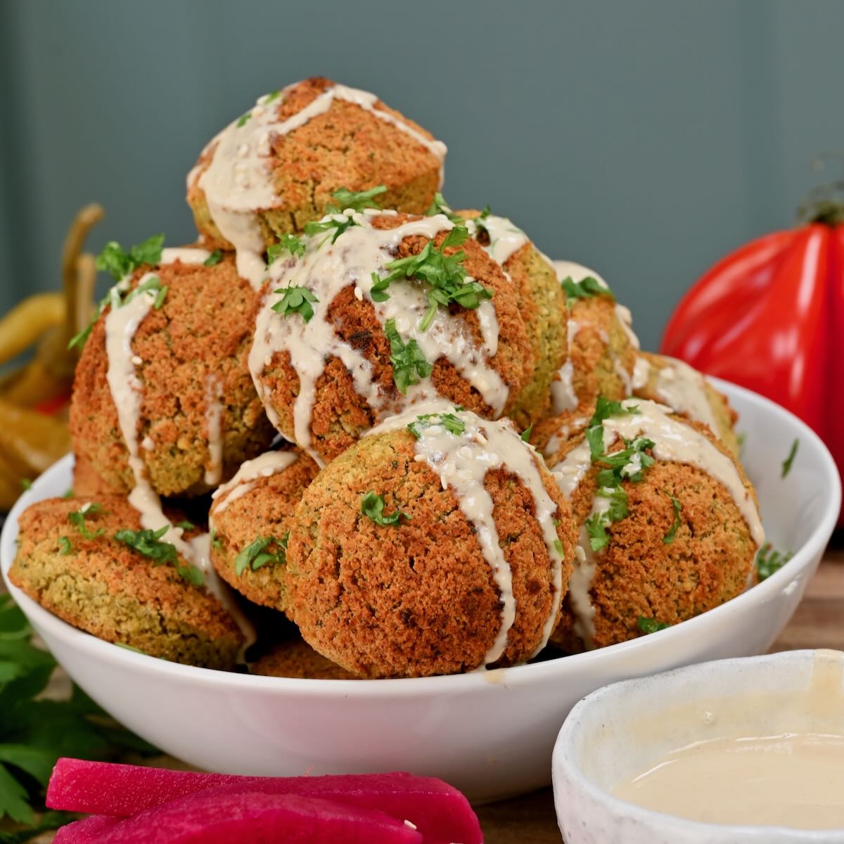 Authentic Baked Falafel: Healthy, High-Protein & Gluten-Free